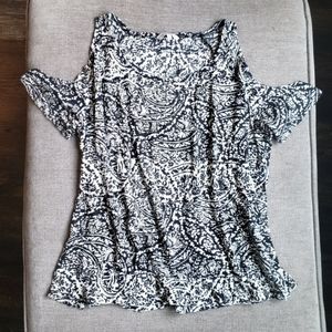 Lucky Brand Off the Shoulder size M Shirt